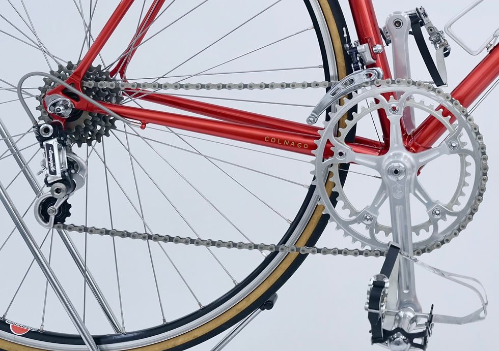 Thumbnail: Vintage Colnago Super 1983 54cm Saronni Red Campagnolo Super Record Groupset