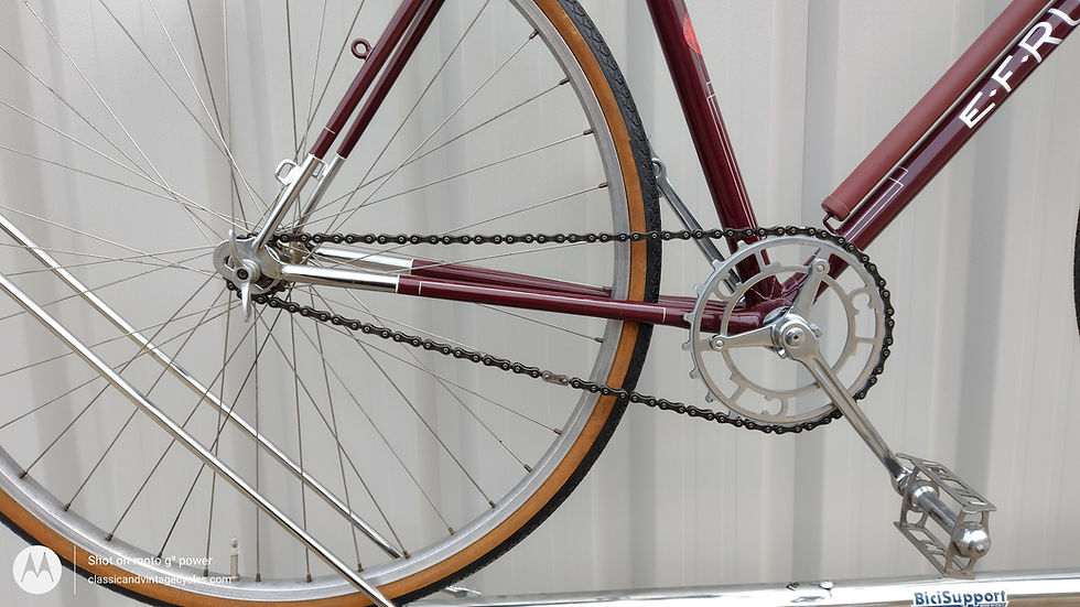 Thumbnail: Vintage 1930’s E.F.Russ Racing Bicycle Chater Lea Cranks Pedals Hubs Brooks