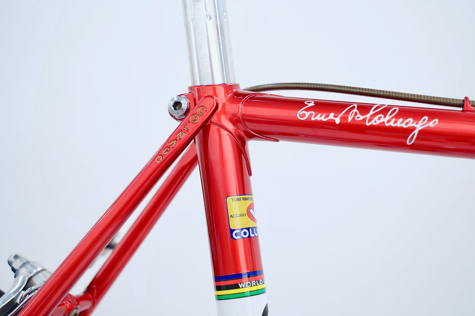 Thumbnail: Vintage Colnago Super 1983 54cm Saronni Red Campagnolo Super Record Groupset