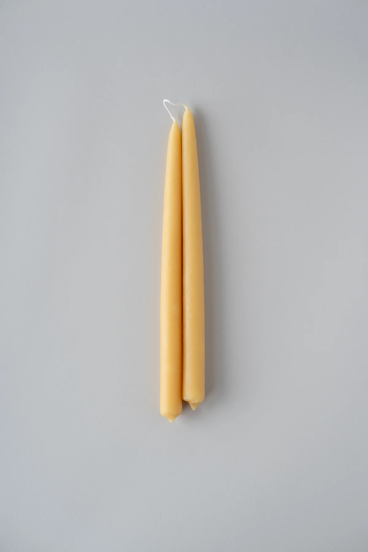 100% Beeswax Tapers- Set of 2