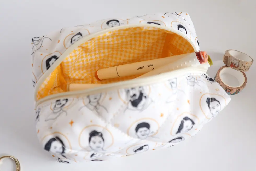 Thumbnail: Saints Quilted Pouch