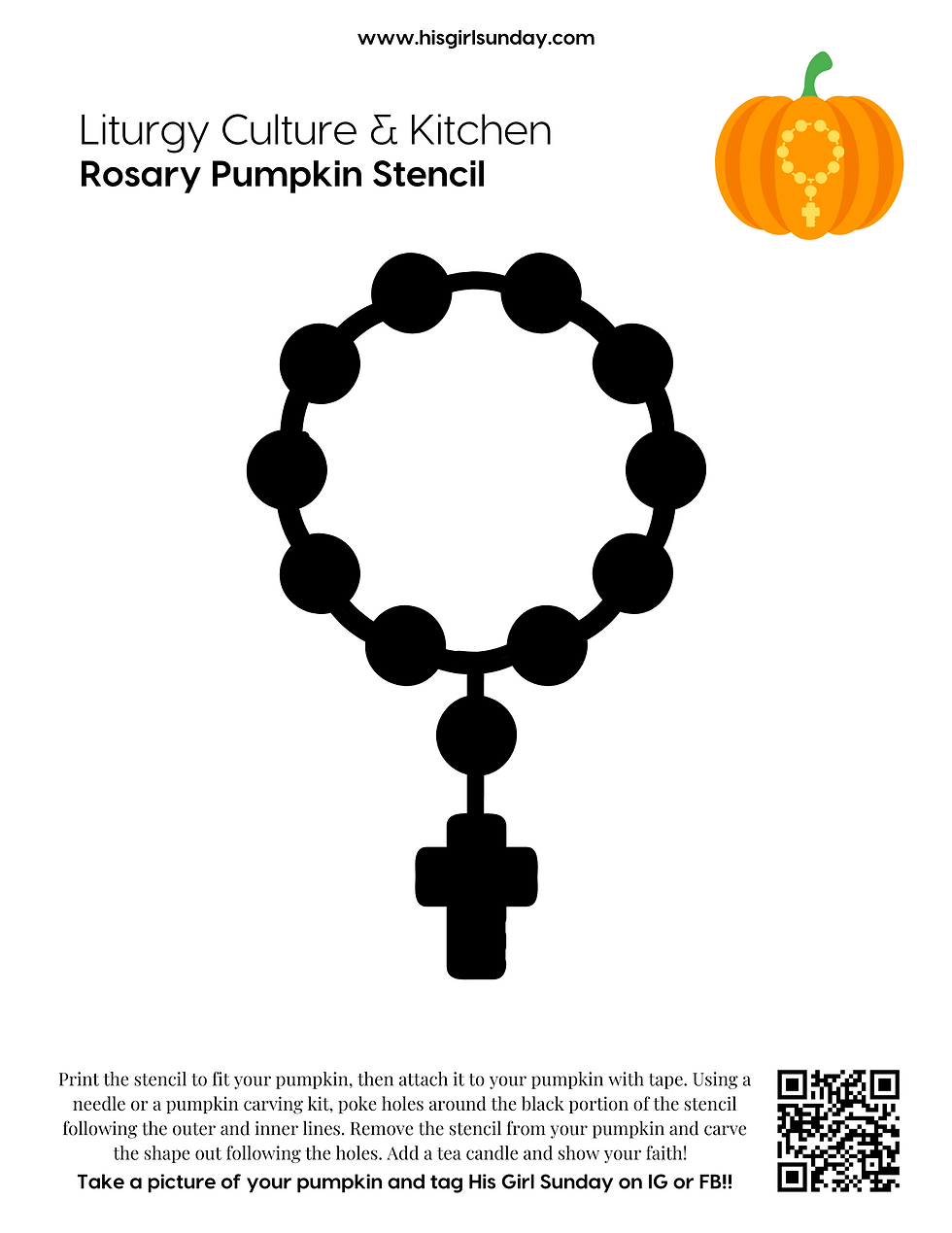 Thumbnail: Catholic Pumpkin Stencils