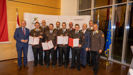 Verleihung Katstrophen Verdienstzeichen Frankreich