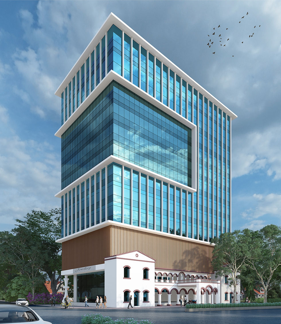 Proposed Commercial Building Near Poona Club Pune.