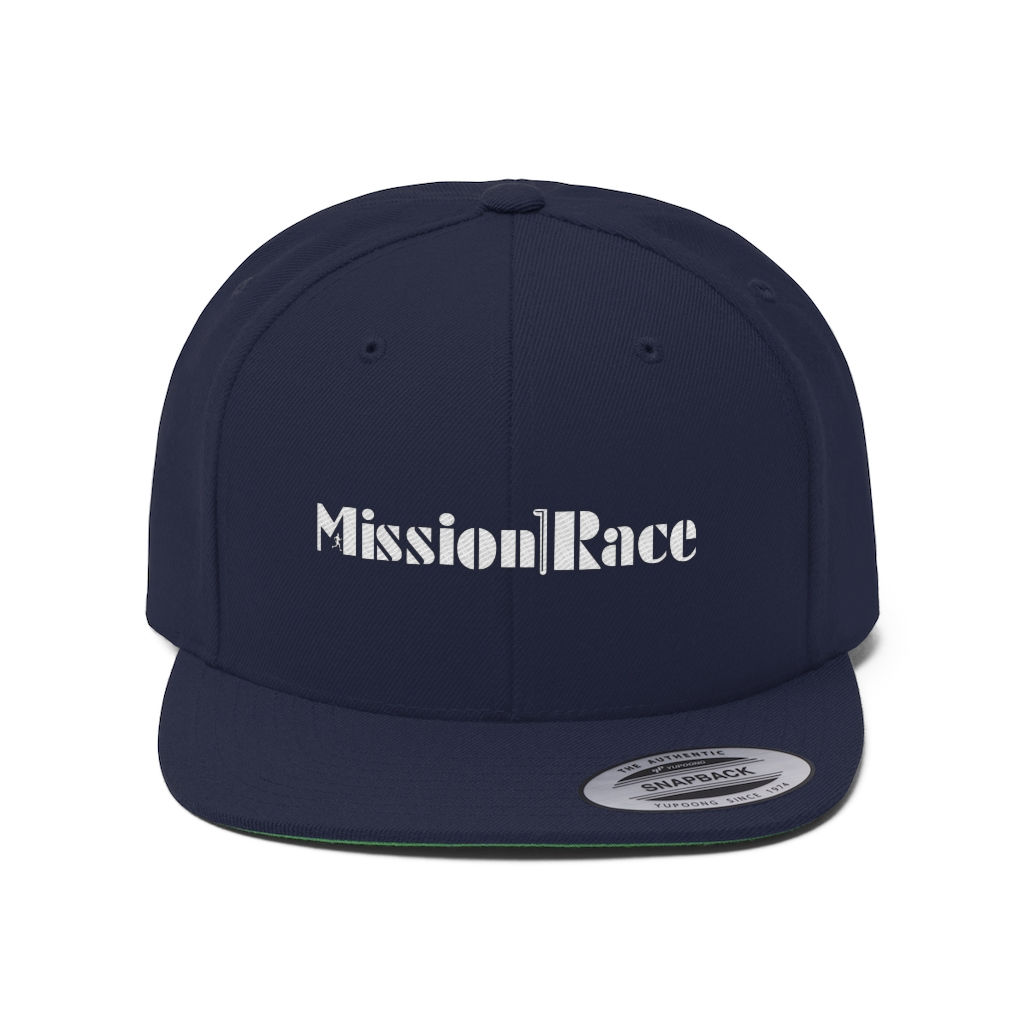 Mission1Race Unisex Flat Bill Hat