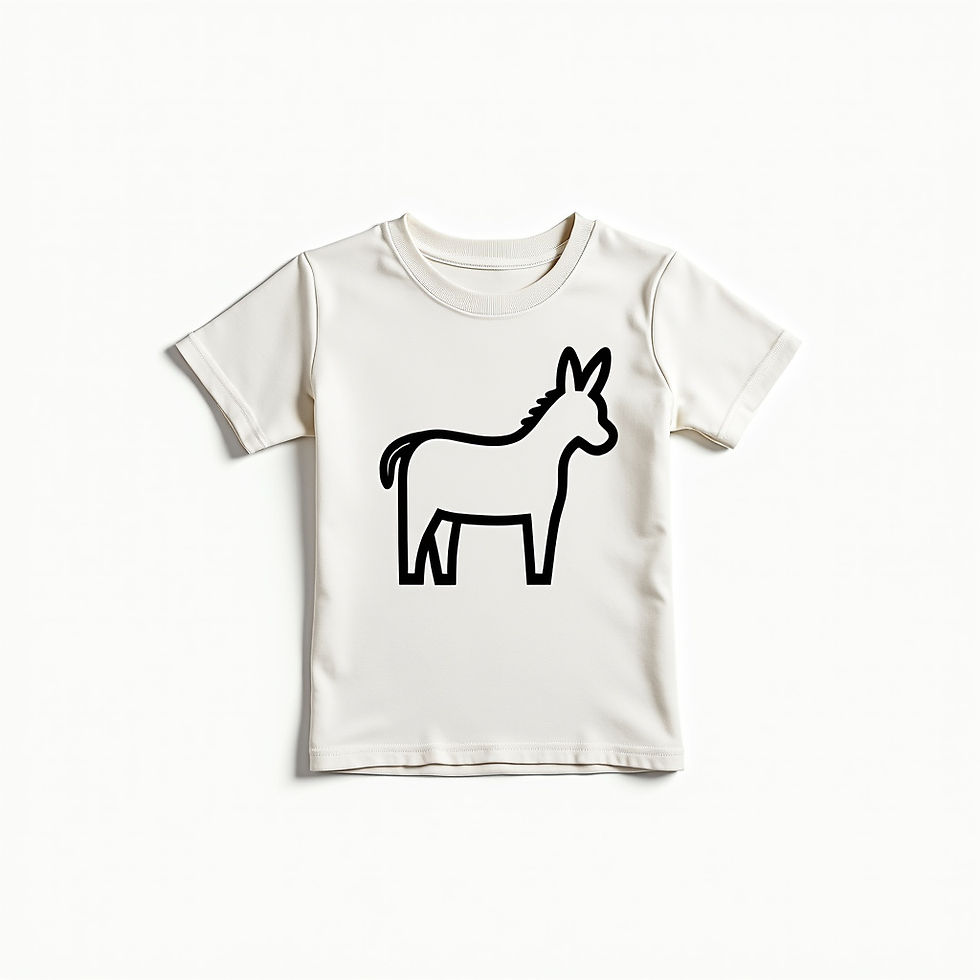 Donkey Outline Graphic