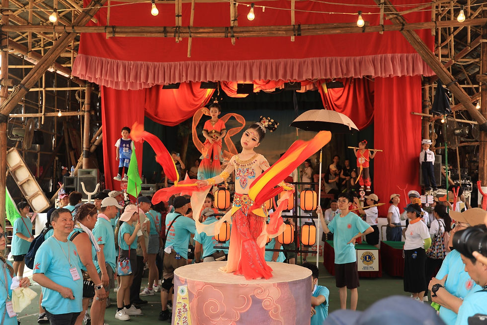 Jiao Festival piu sik in the opera shed (starting point of the parade)