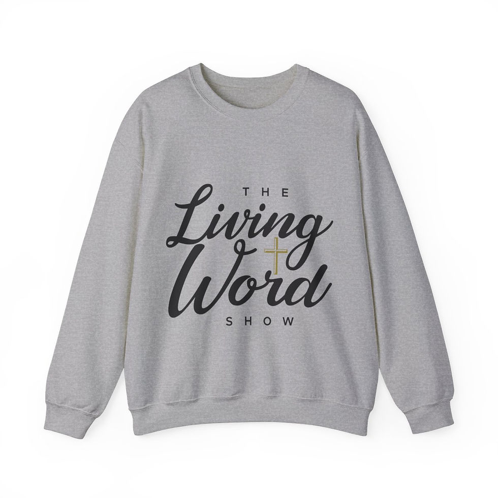 Thumbnail: The Living Word Show | Flagship | Unisex Heavy Blend™ Crewneck Sweatshirt