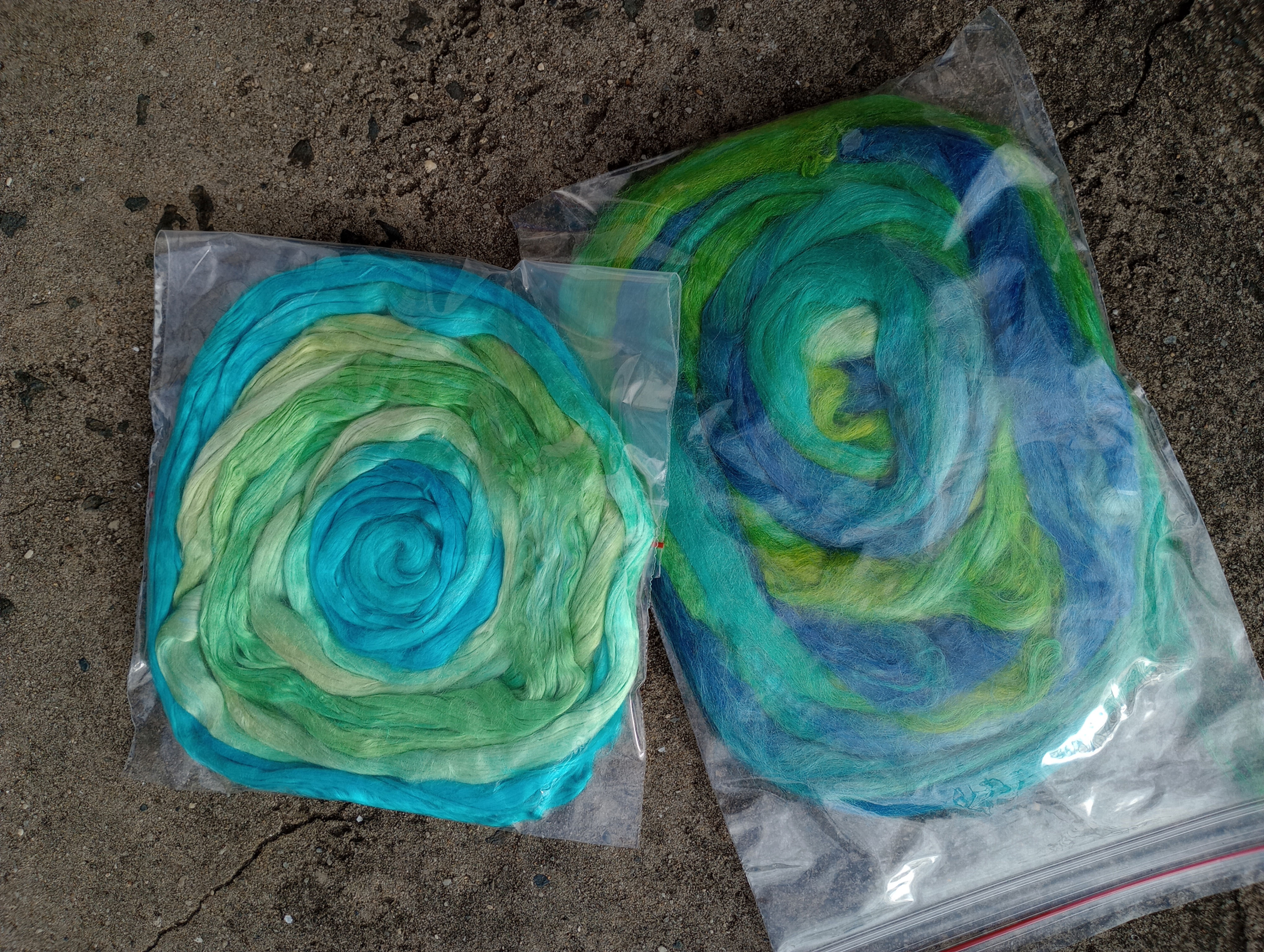 Silk Tussah Dyed (Multi Coloured)