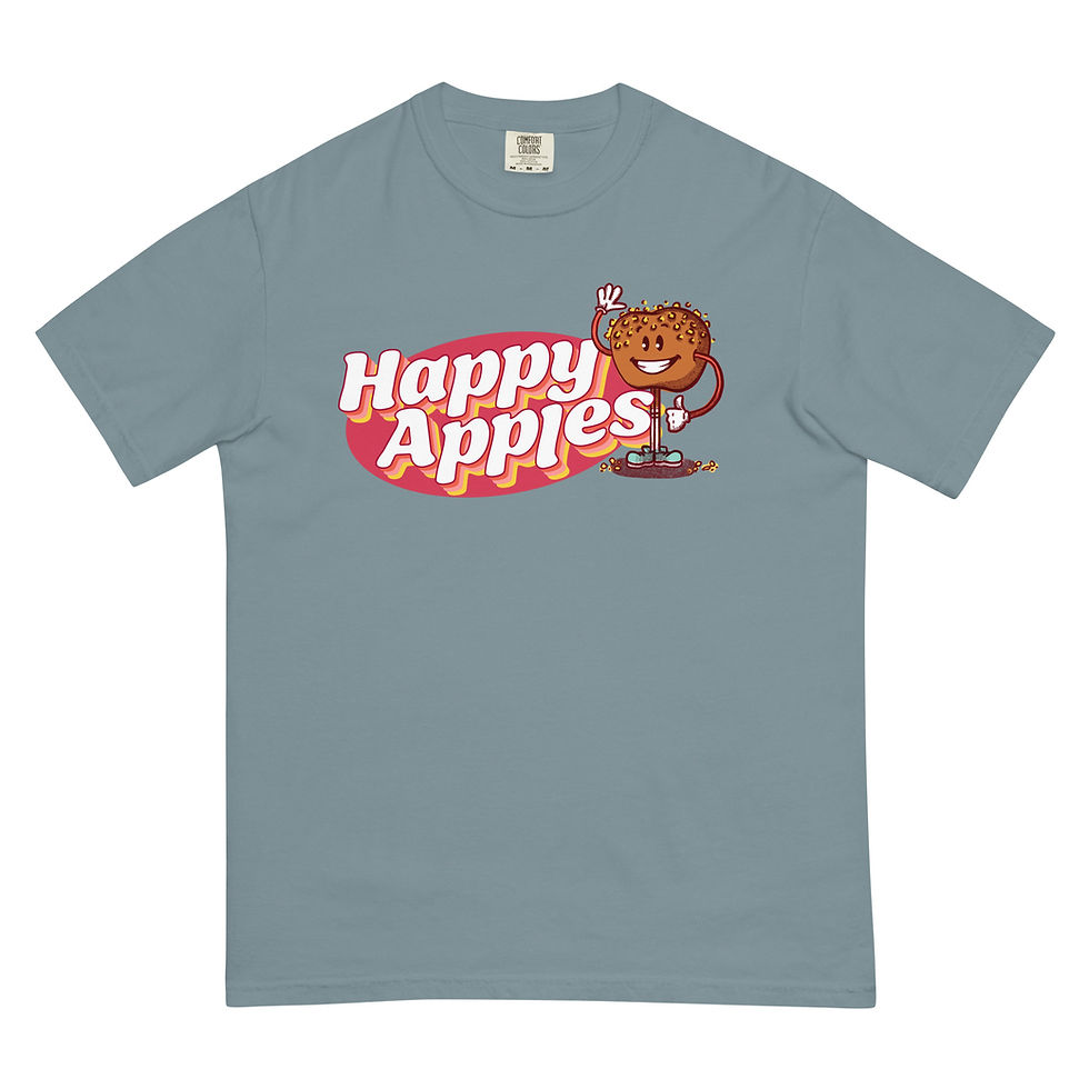Thumbnail: Happy Apples Heavyweight Tee - Comfort Colors