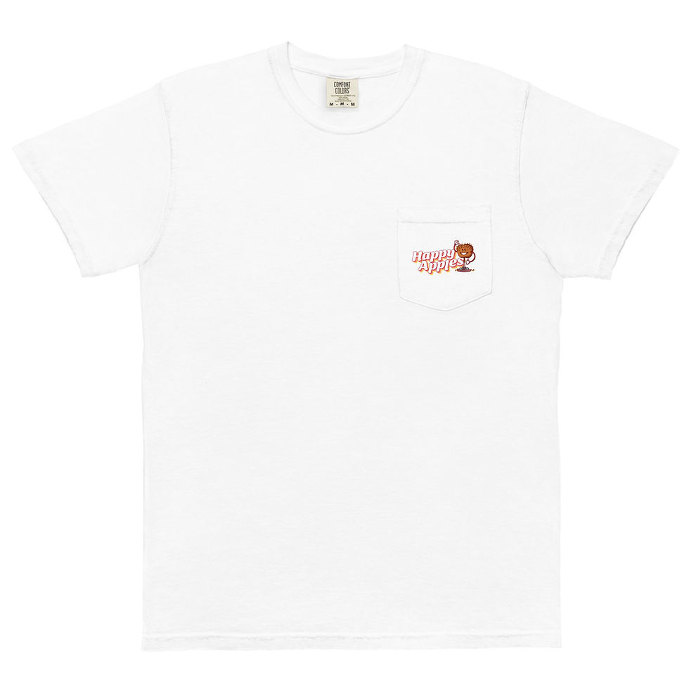 Thumbnail: Happy Apples Pocket Tee - Comfort Colors