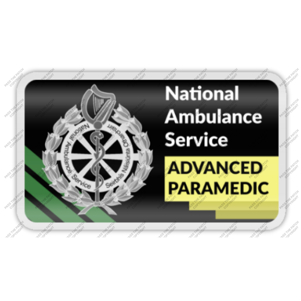 NAS Advanced Paramedic Window Sticker (Interior)
