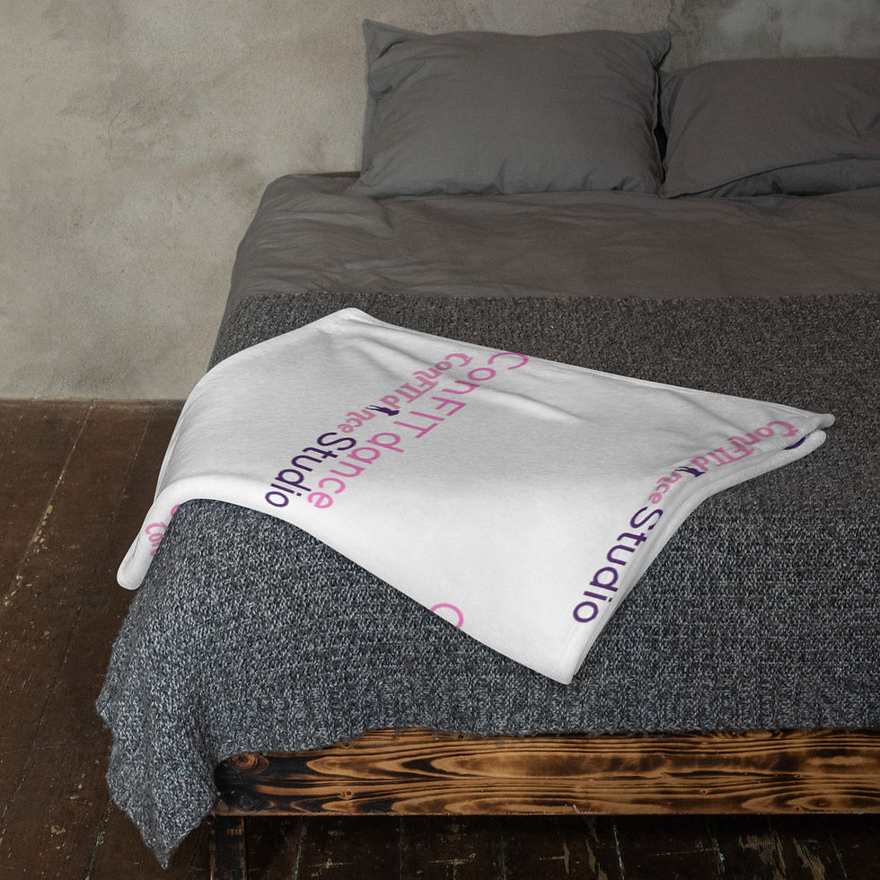Thumbnail: ConFITdance Throw Blanket White