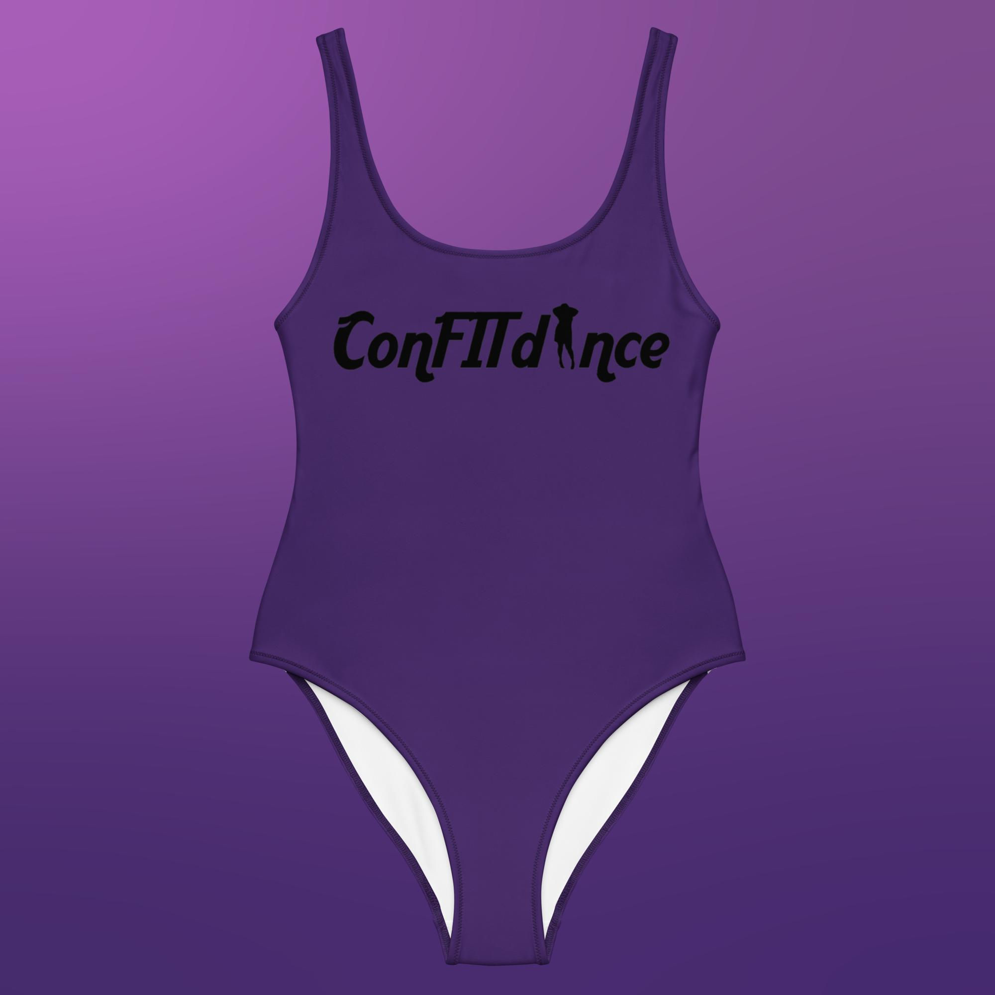 One-Piece 2 Way Swim/Body Suit Purple