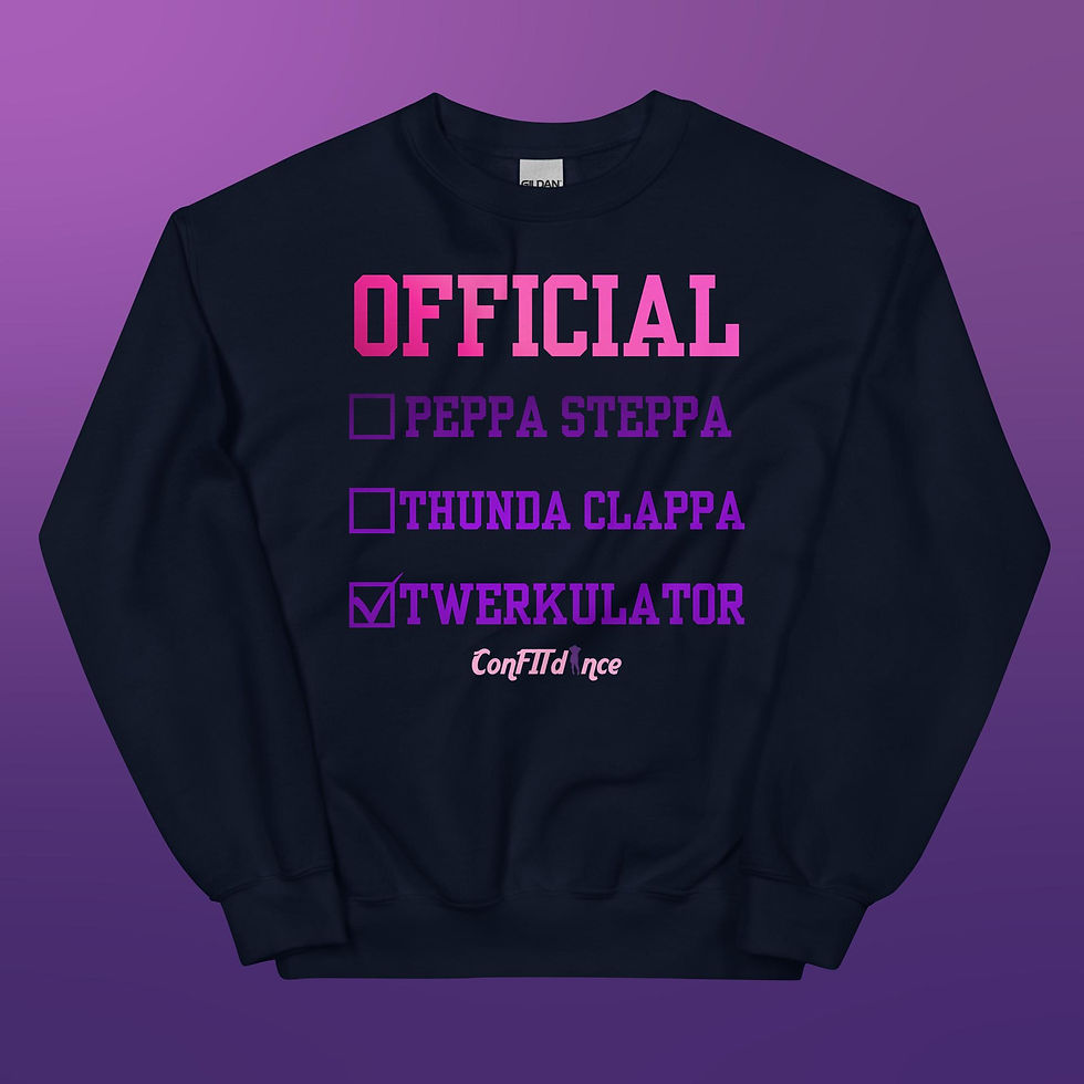 Thumbnail: OFFICIAL TWERKULATOR Unisex Sweatshirt VARSITY