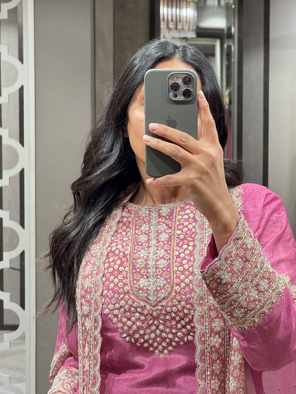 Thumbnail: Cape Sharara Set - Bubblegum Pink