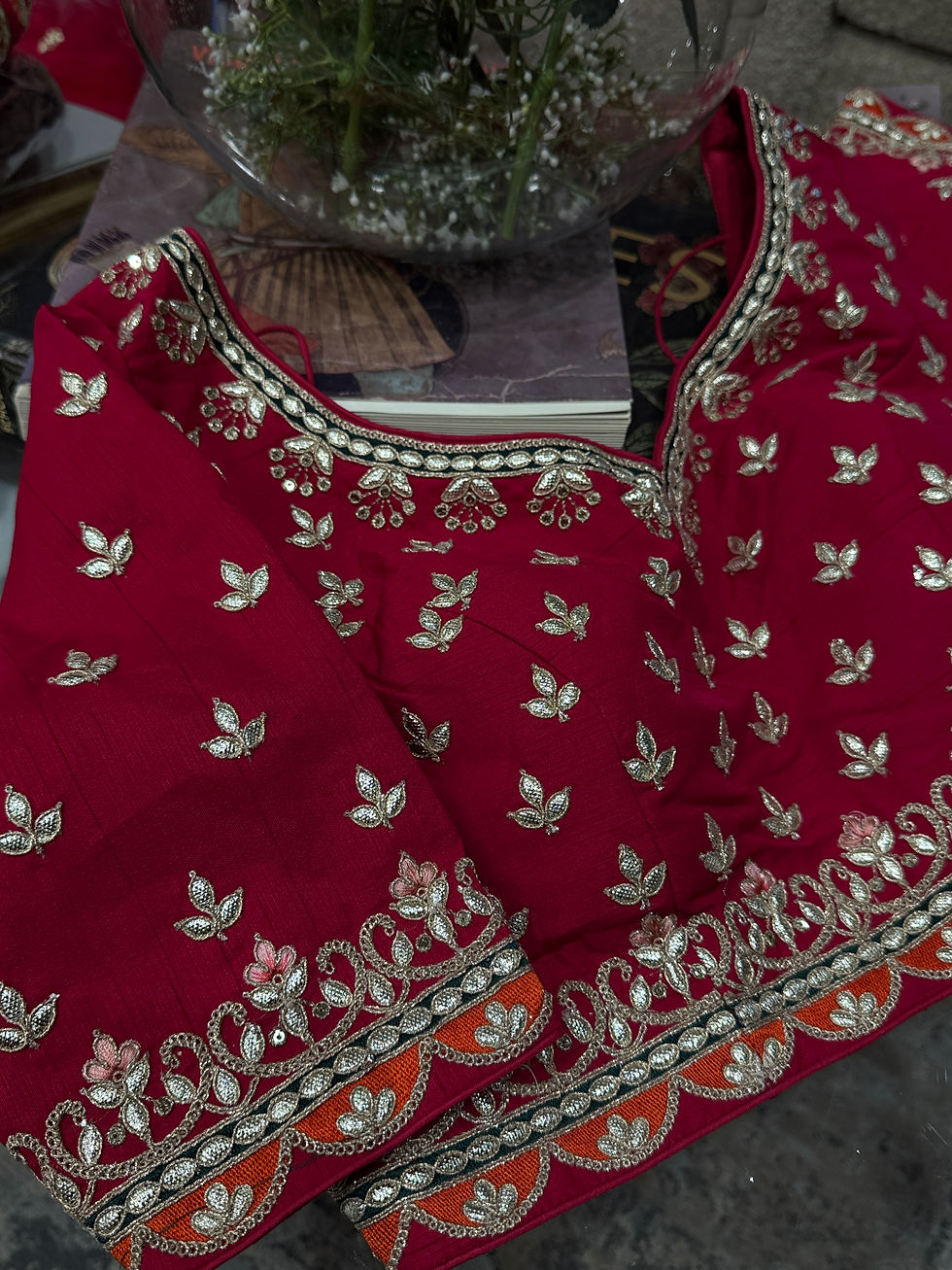 Thumbnail: Hot Pink Gota Patti Lengha- Size 10-12