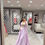 Thumbnail: Lilac Long Dress with Dupp- Size 38