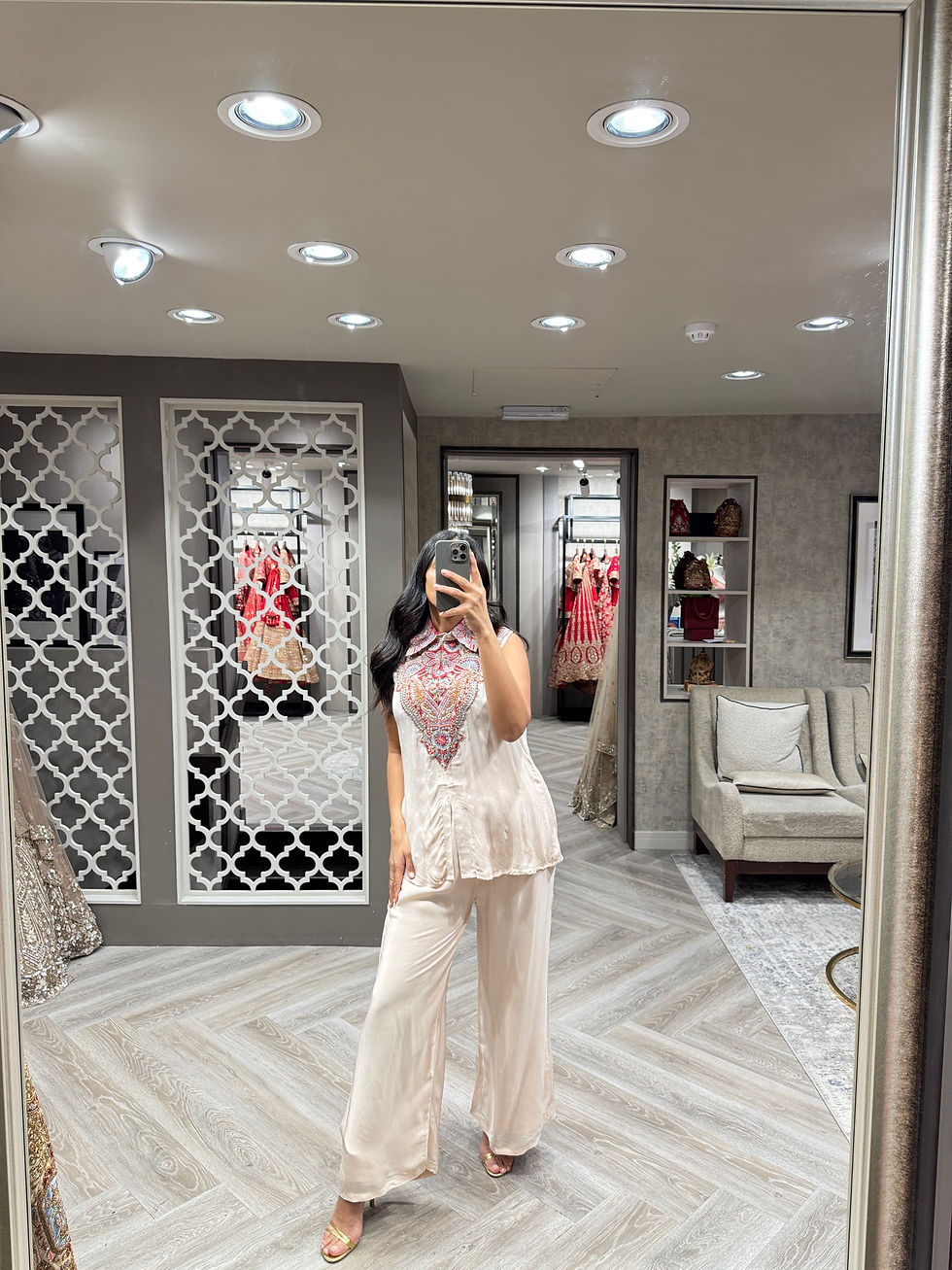Thumbnail: Collar Cape Trouser Set 