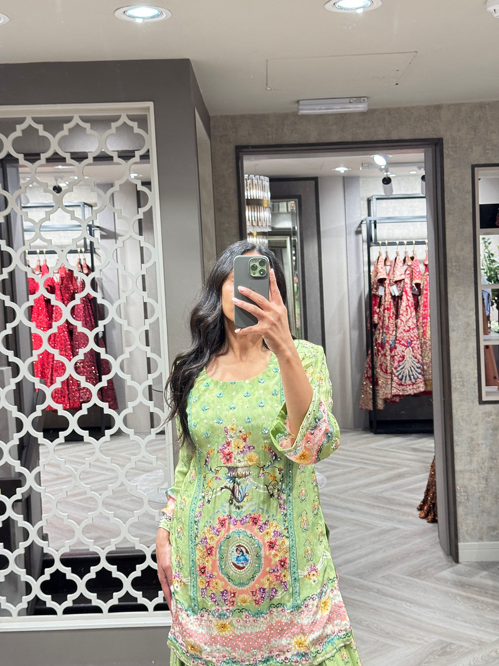 Thumbnail: Printed Sharara Set 3 colours - Size 42