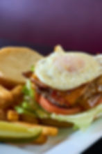 CHEESEBURGER WITH EGG