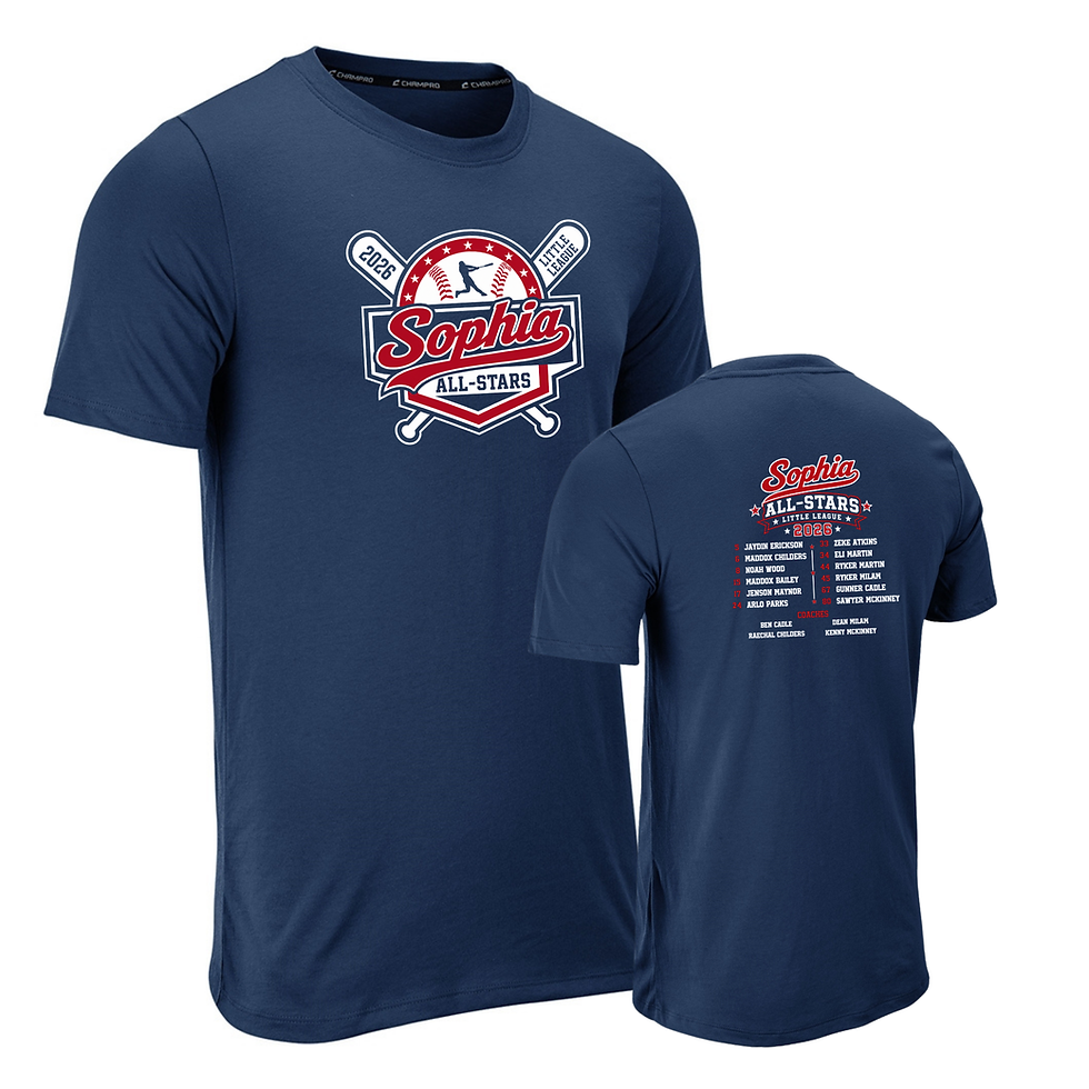 Thumbnail: Sophia LL All-Stars-Baseball T-Shirt (Milam)
