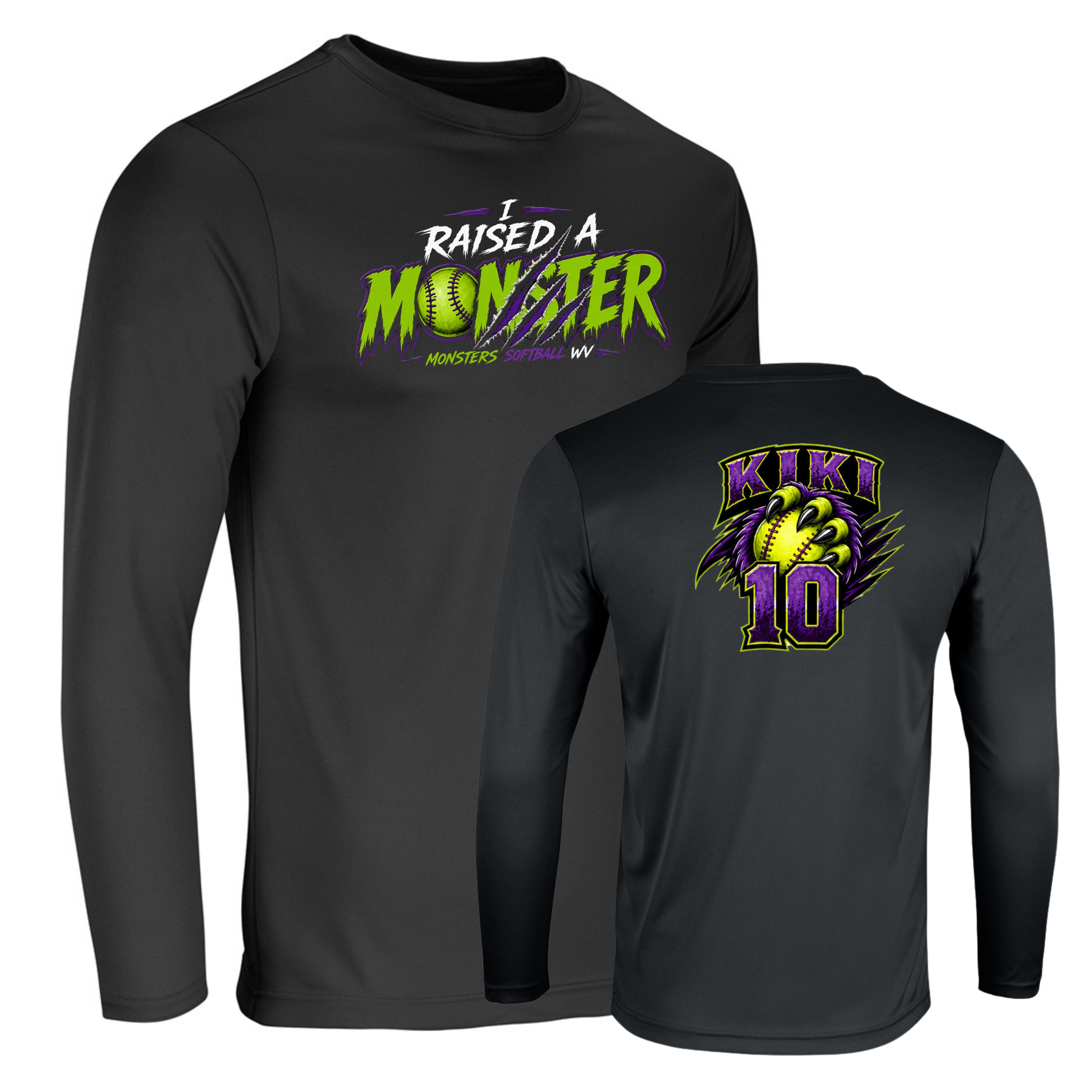 Raised a Monster Long Sleeve T-shirt