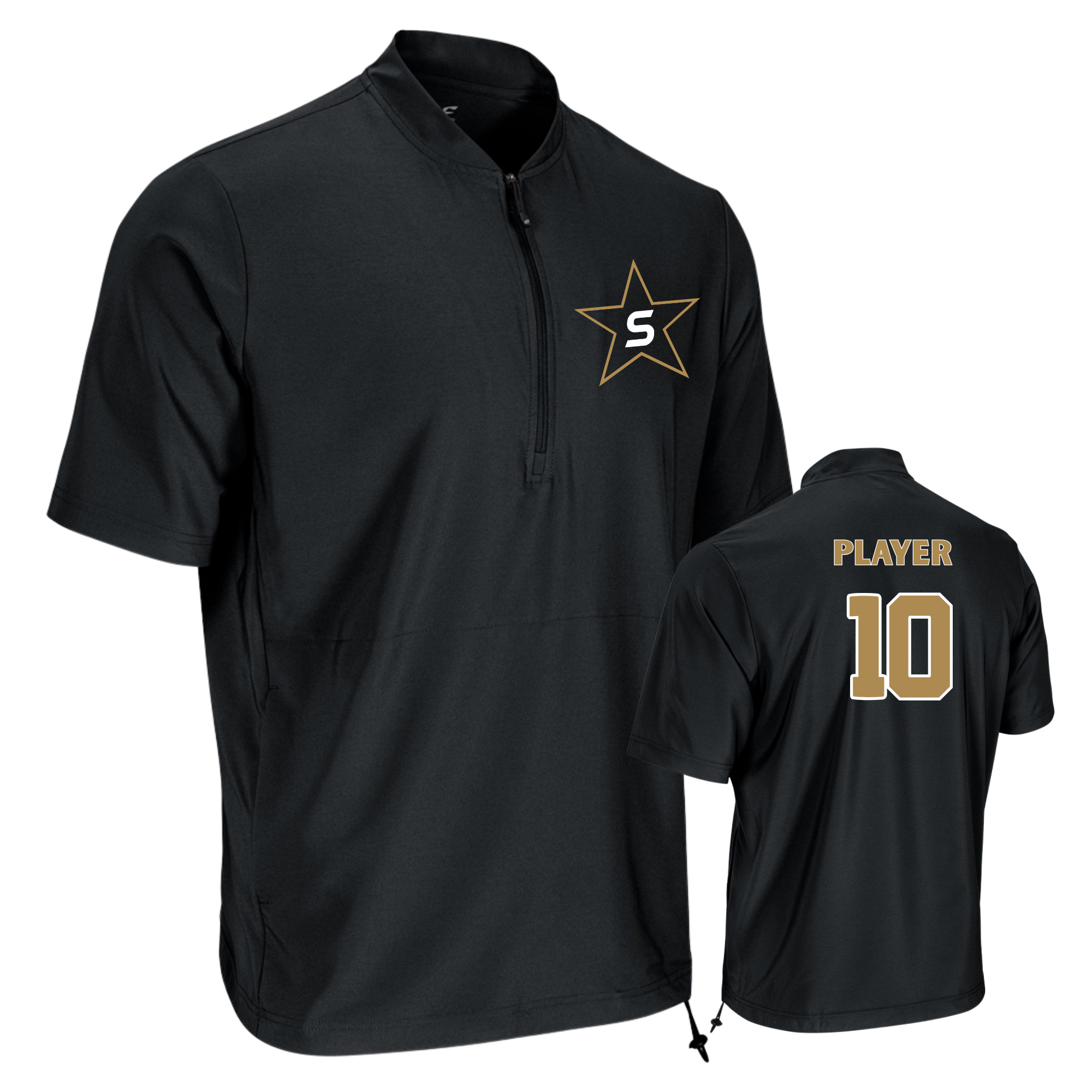 SSLL MAJOR BASEBALL ALL-STARS CHAMPRO SHORT SLEEVE CAGE JACKET