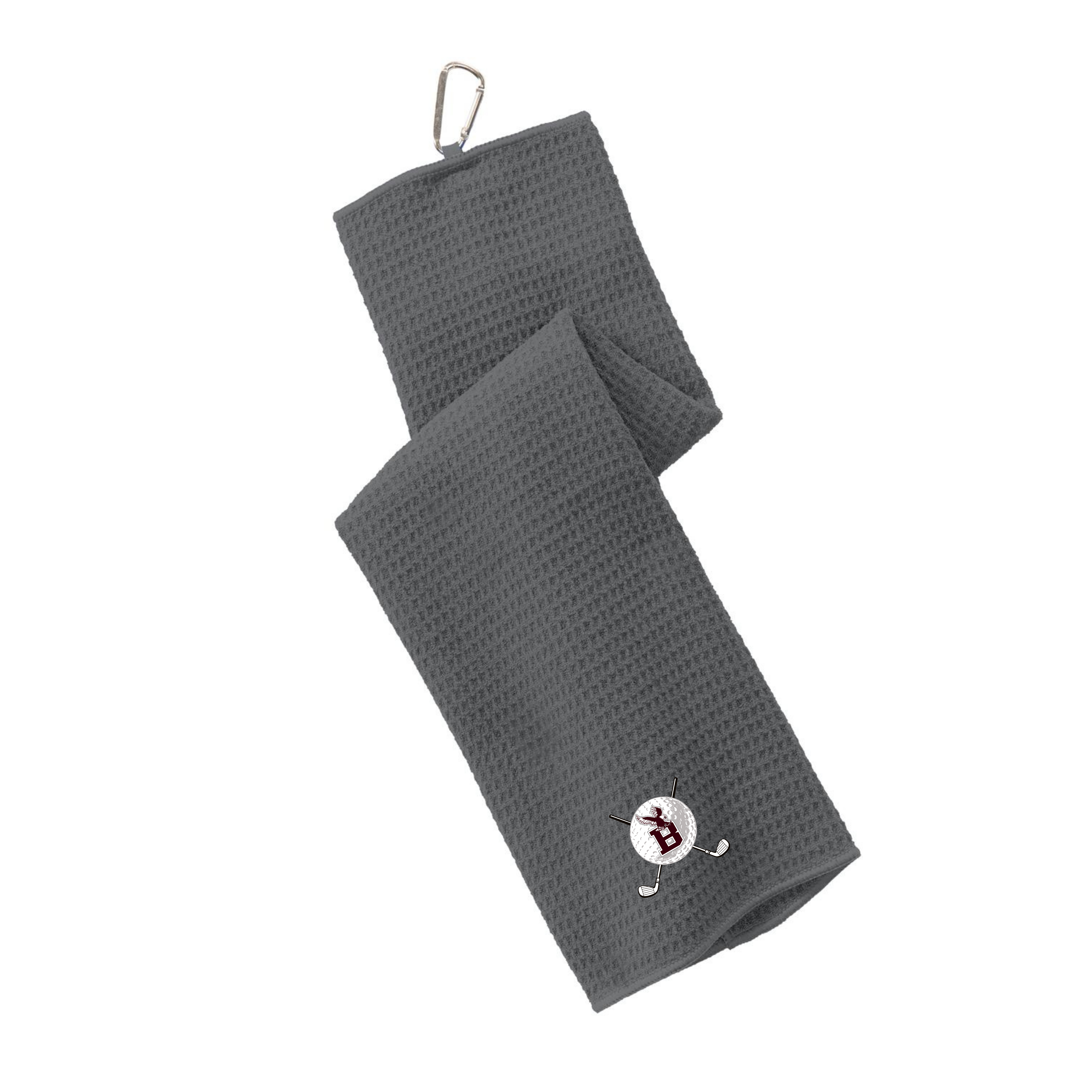 WWHS Golf Waffle Microfiber Golf Towel