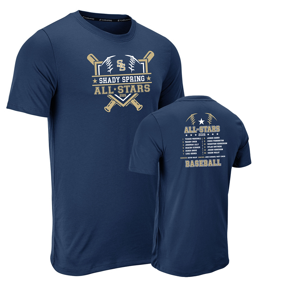 Thumbnail: SSLL All-Stars-Baseball T-Shirt (Malay)