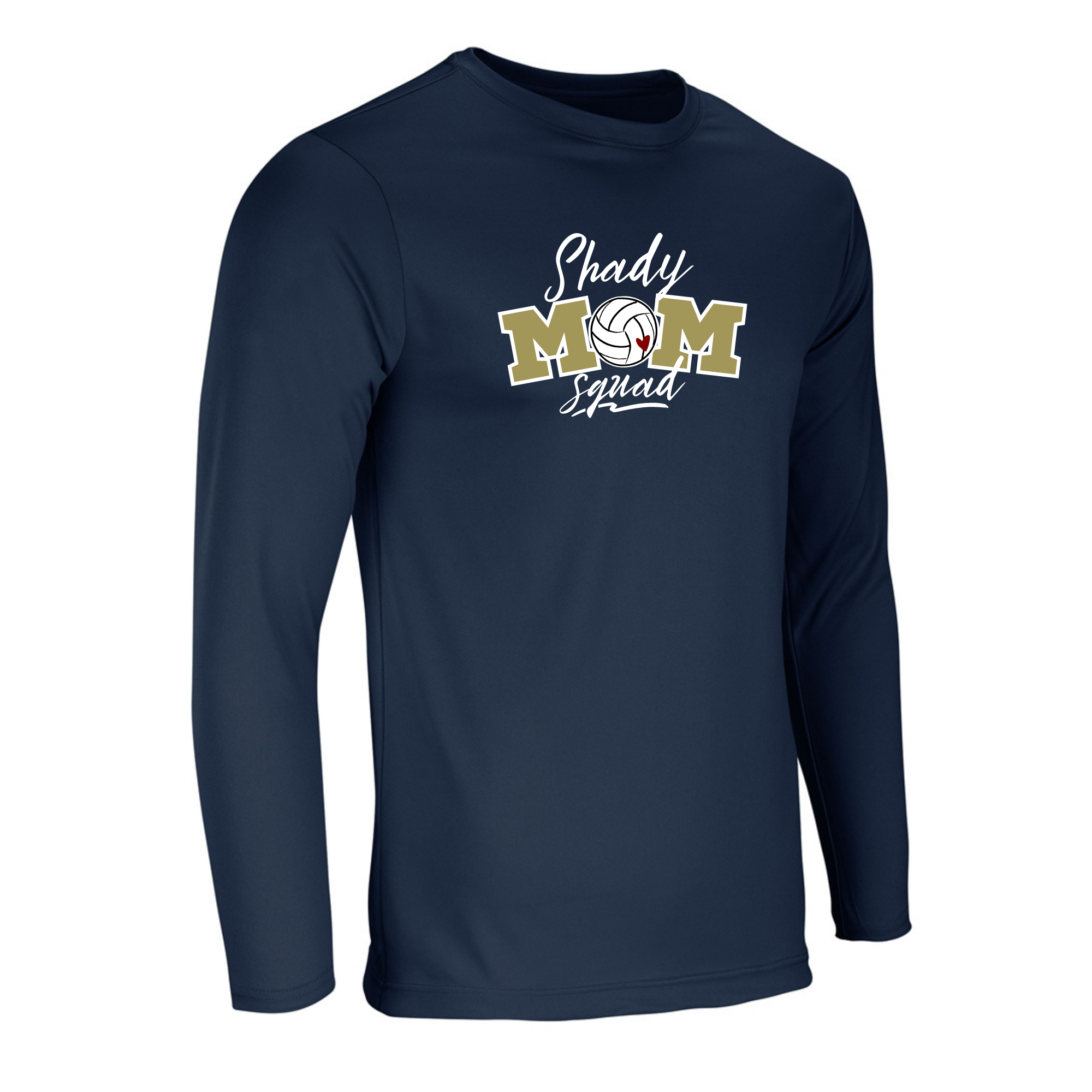 Shady Volleyball Mom Long Sleeve T-shirt