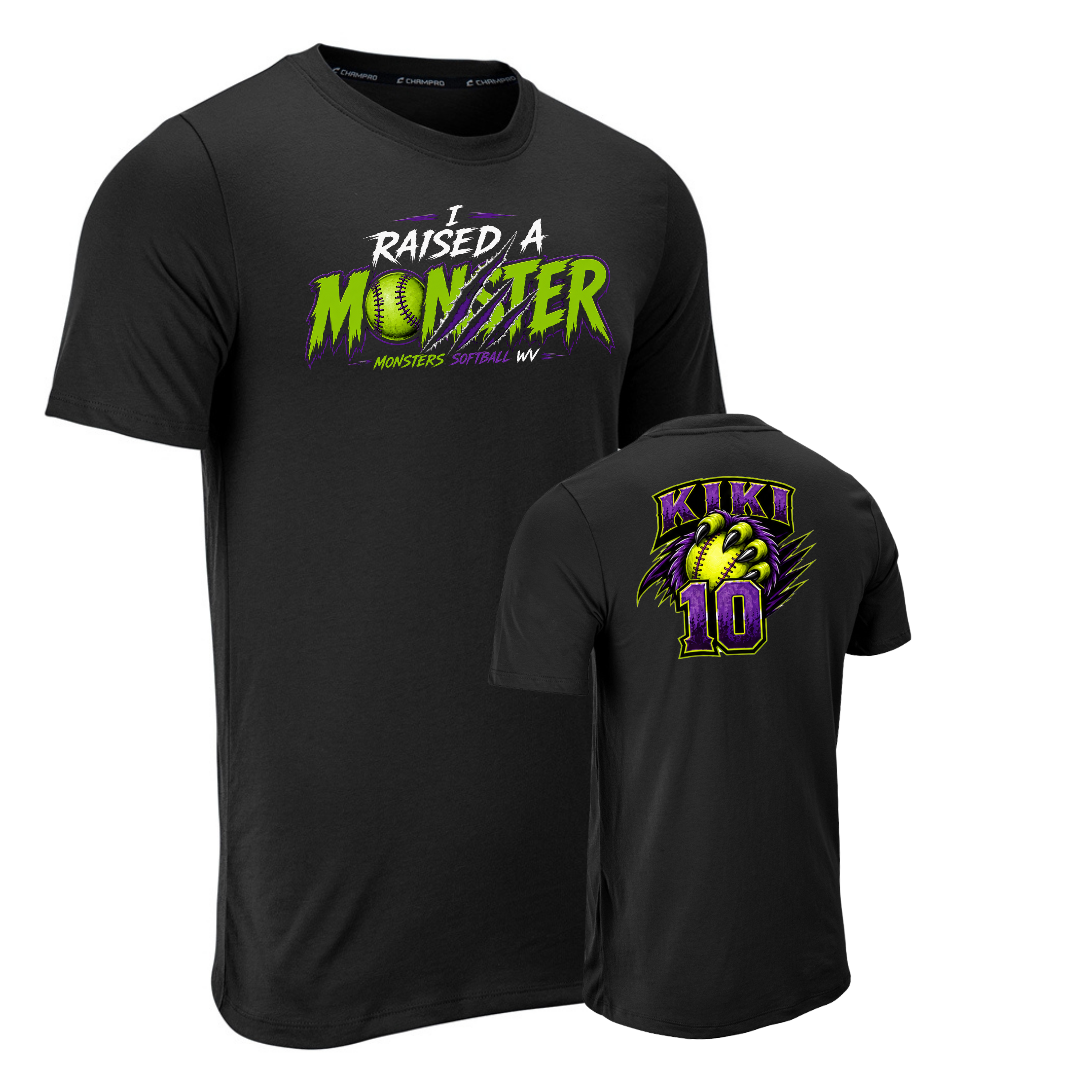 Raised a Monster T-Shirt