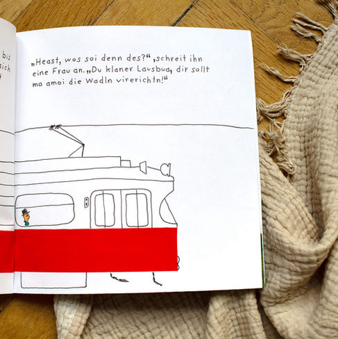 Editorial Illustration und Buchgestaltung mit handgezeichneter Grafik und typografischem Textlayout – Grafikdesign und Editorial Design