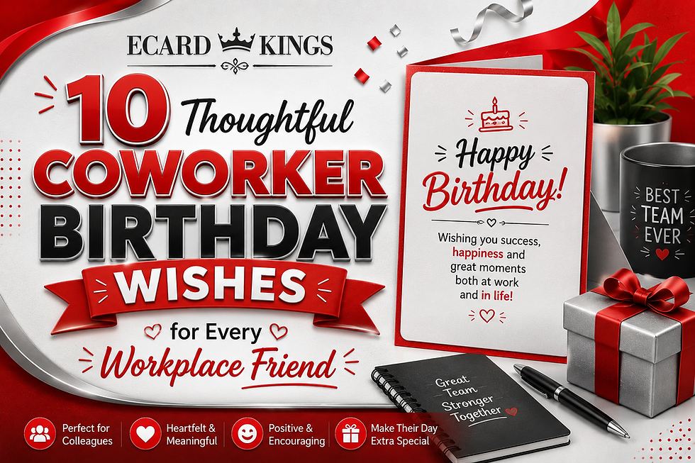 Coworker Birthday Wishes for Every Workplace Friend