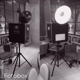 Flashback Fotobox im Restaurant. Hinten und Vorne
