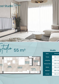 Brochure monolocale primo piano in vendita a Port Ghalib - Larimar Suites