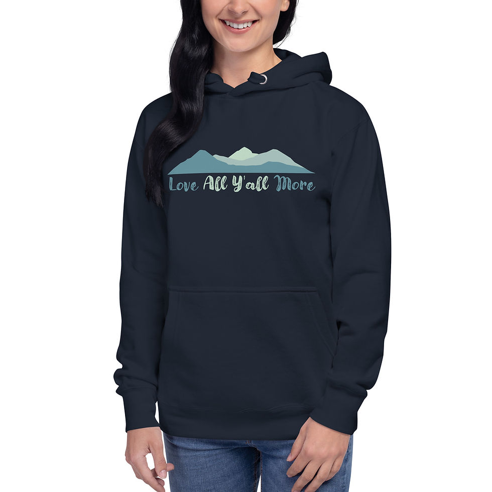 Thumbnail: Love All Y'all More Unisex Hoodie