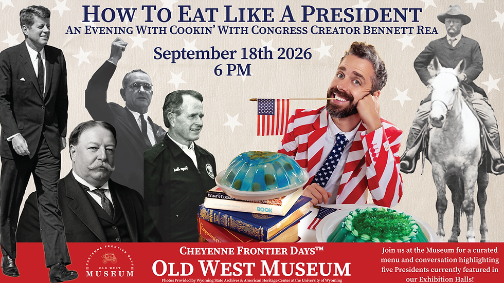 How to Eat Like a President: An Evening with Cookin' with Congress Creator Bennett Rea
