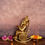 Thumbnail: Brass Lord Ganesha Sitting on Rocking Chair and Reading Book Statue