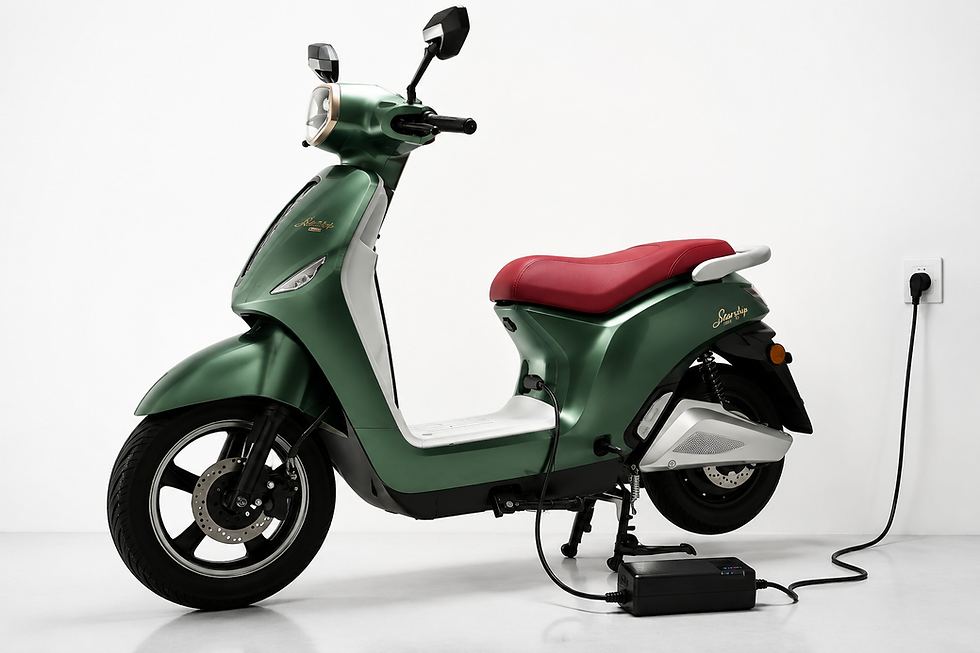 durasi ngecas sepeda atau motor listrik