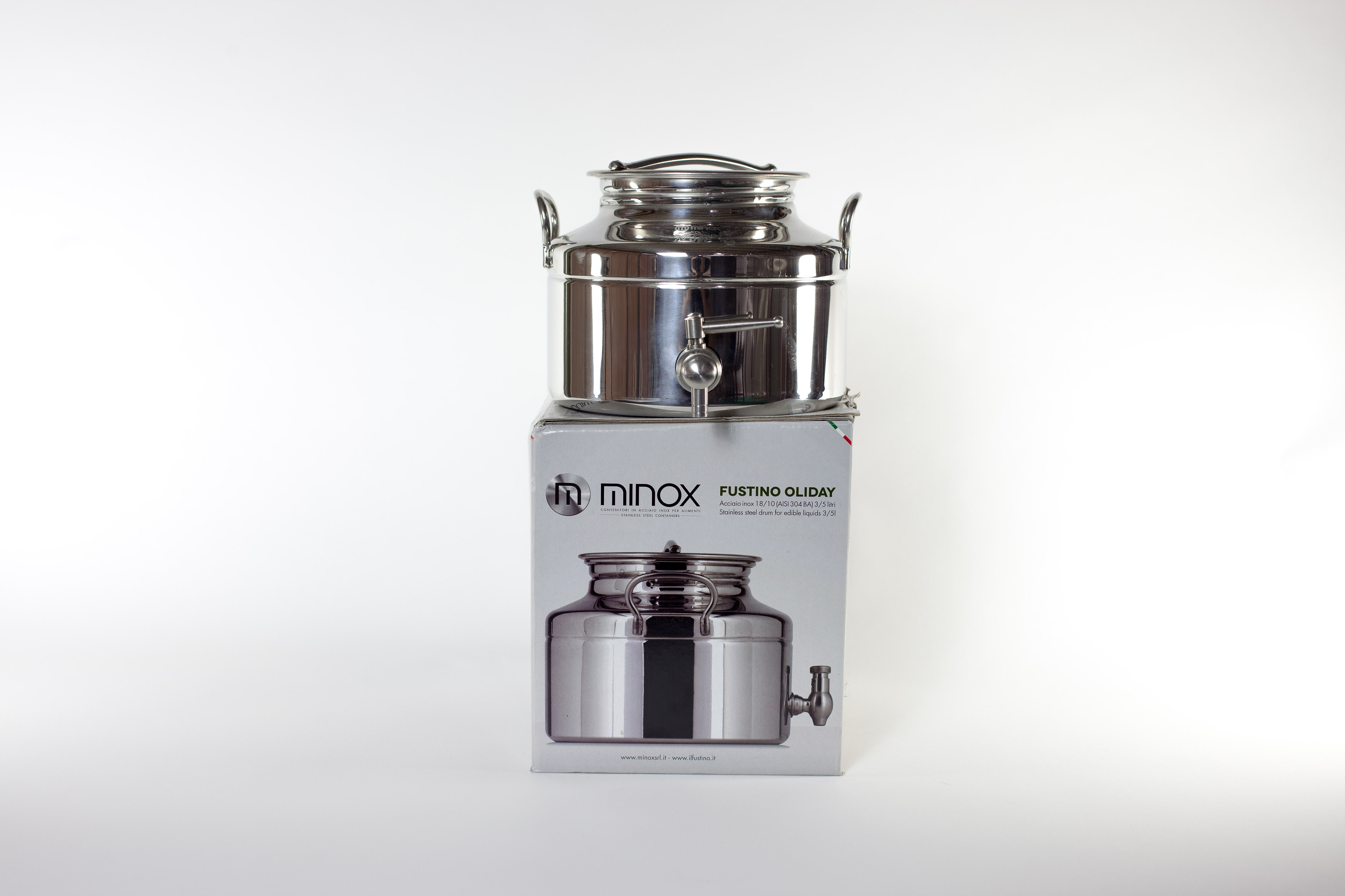 Fusti 3 Liter With Stand Spigot Goldenislesoliveoil