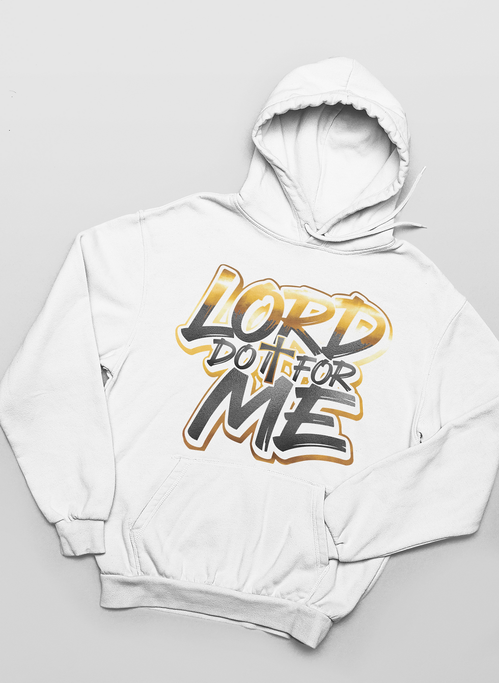 Thumbnail: “Lord Do It For Me” Black & Gold Faith Tee/Hoodie