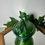 Thumbnail: Westmoreland Rosso Irridescent Green Carnival Glass Hen on Nest