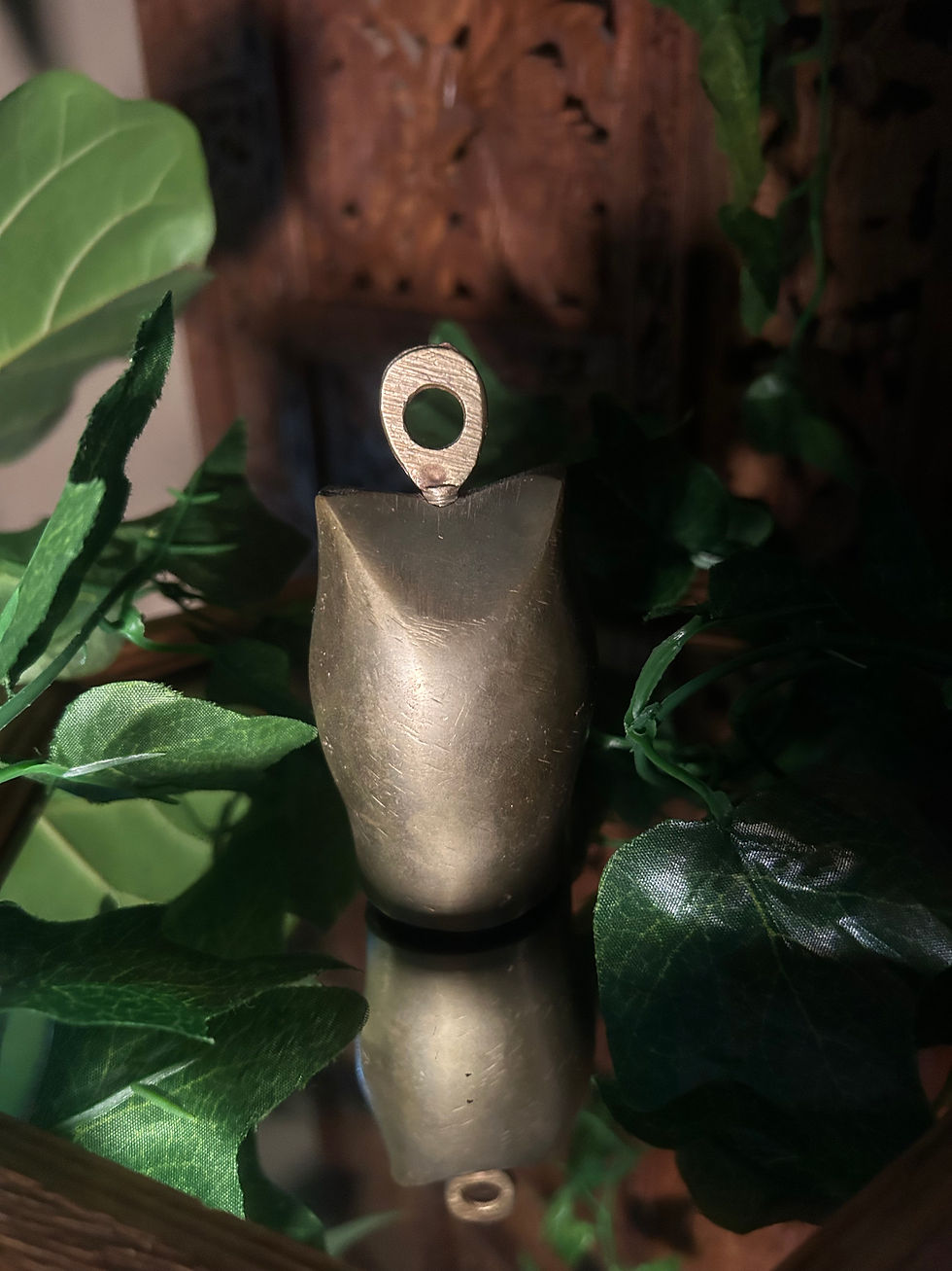 Thumbnail: Vintage Brass Owl Bell 