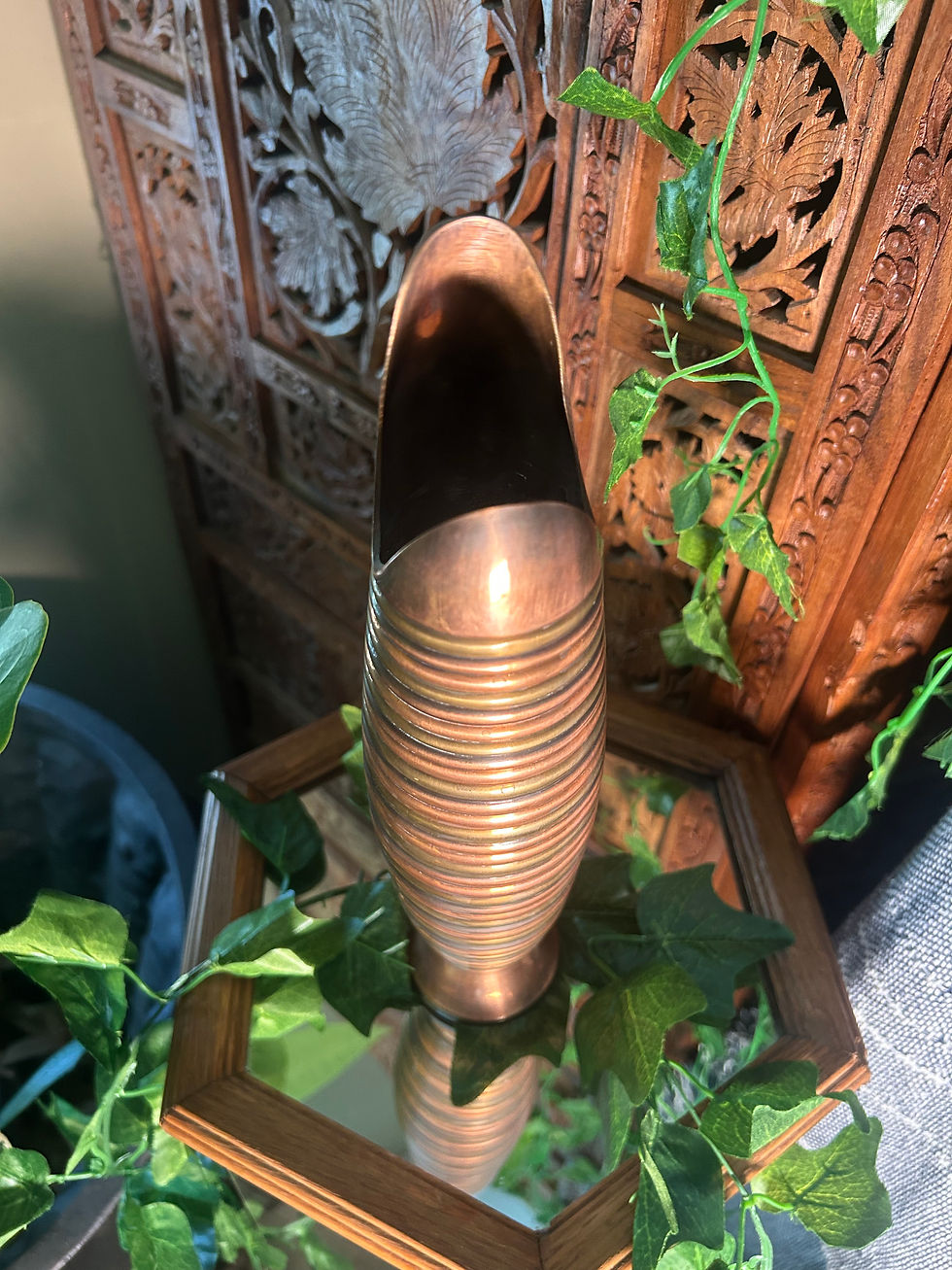 Thumbnail: Vintage Brass/Copper Vase Made in India