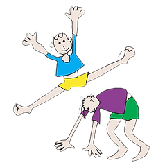 Drawing active children