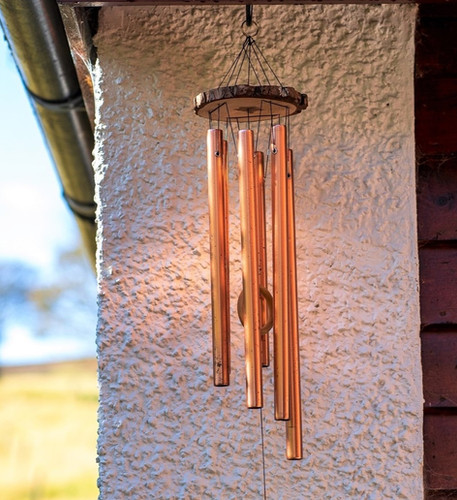 Copper Wind Chimes Woodstock style | Burnside Design