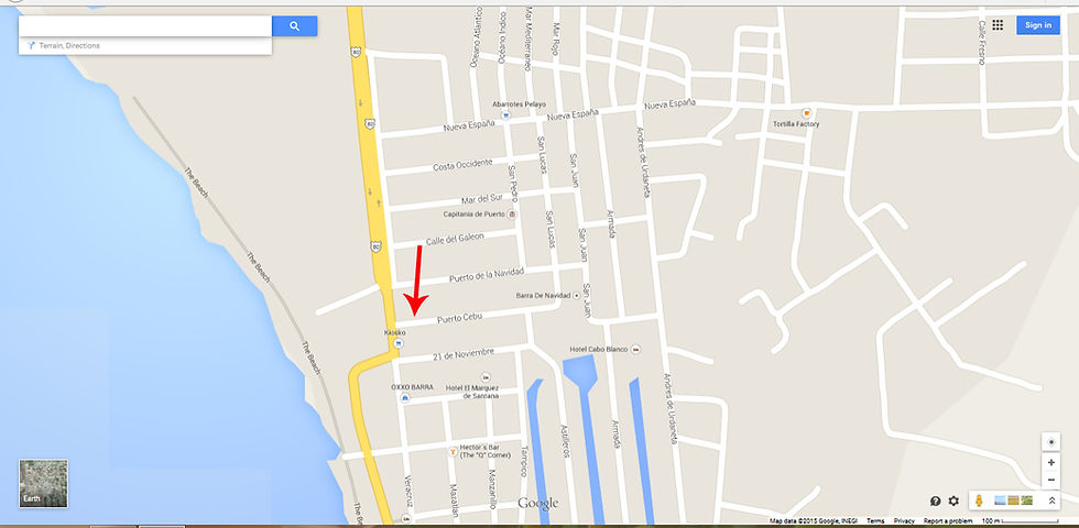 Casa Rosy location