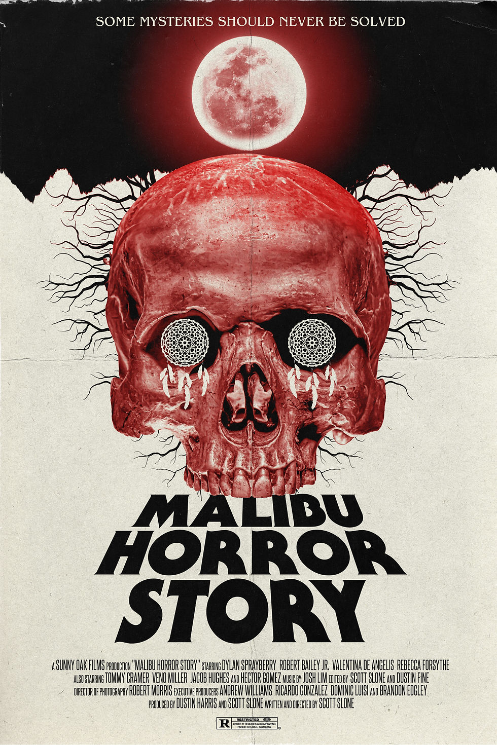 Malibu Horror Story Official Alternate (Retro) Poster