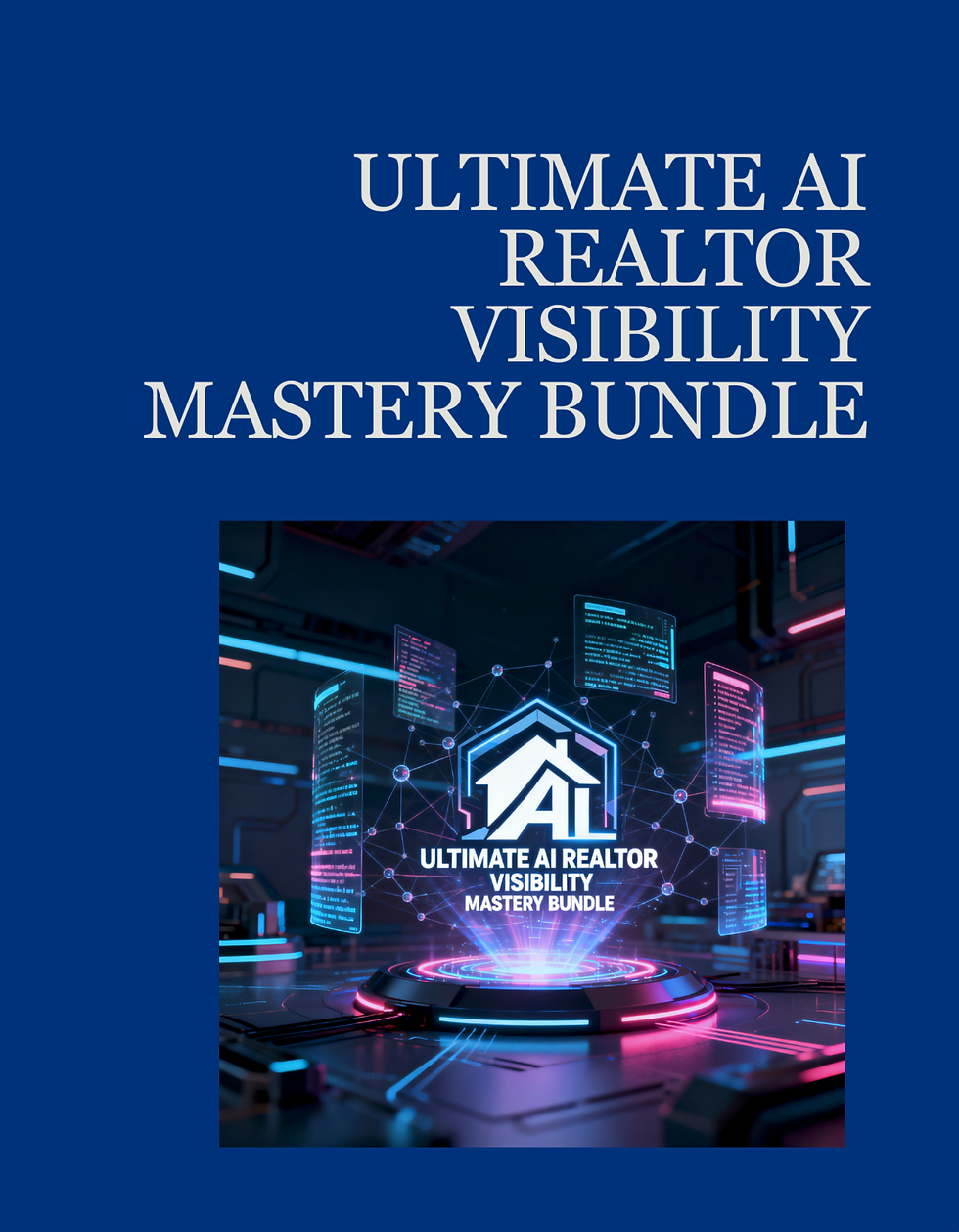 Product image of the Ultimate AI Realtor Visibility Mastery Bundle by Imagine Media, the complete all-in-one AI visibility system